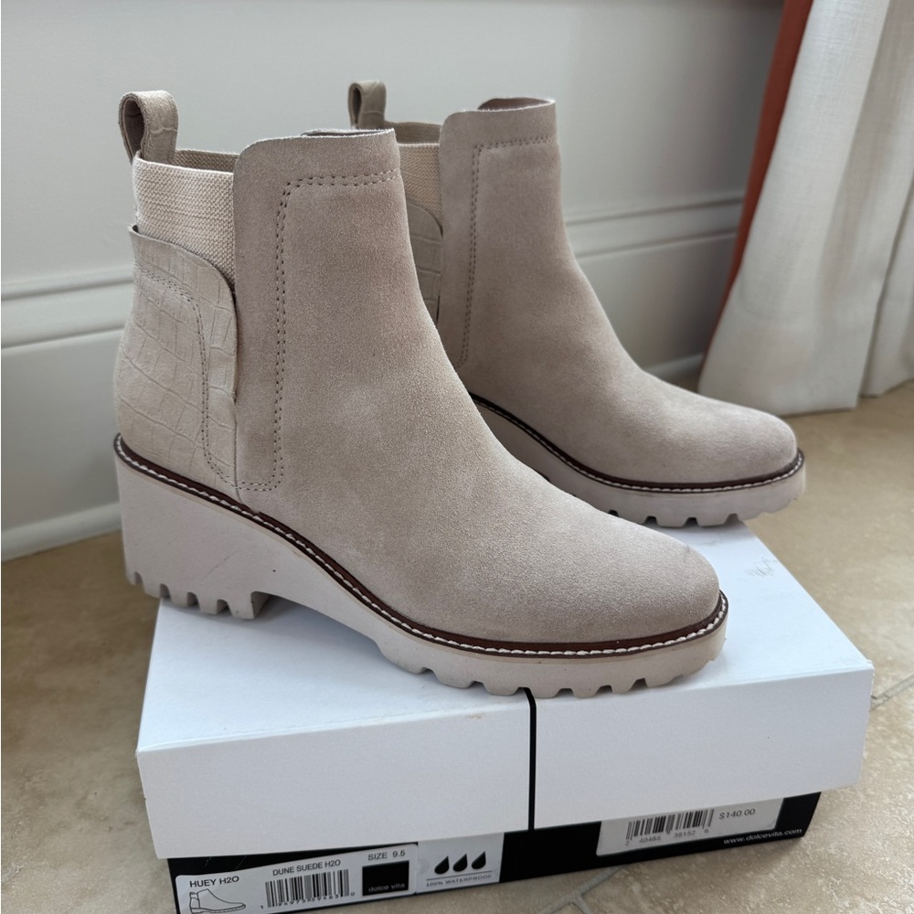 Dolce Vita Huey H20 Dune Suede Ankle Boots
